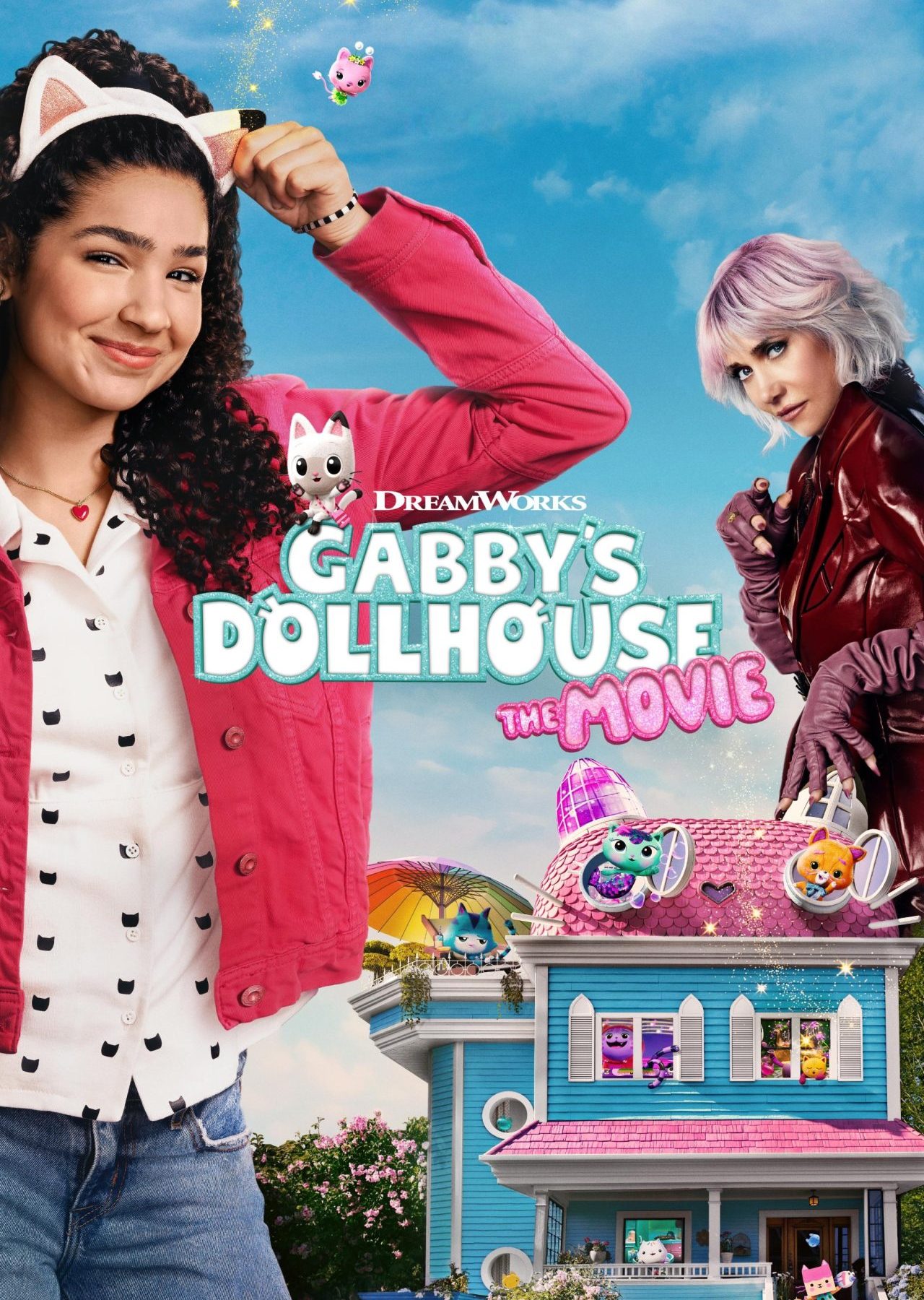 Poster for the movie "Gabby's Dollhouse: The Movie"
