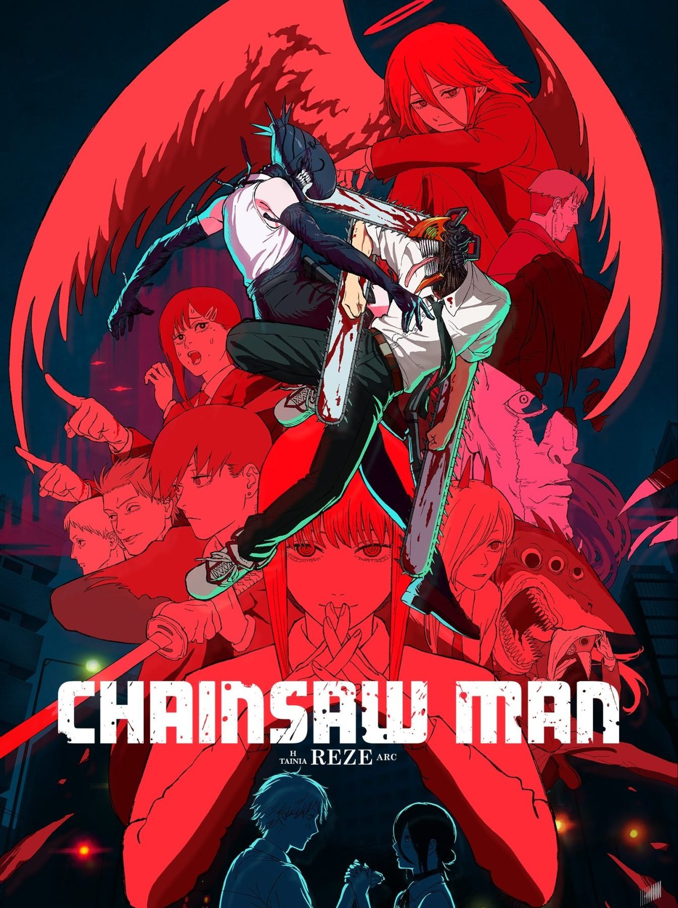 Poster for the movie "Chainsaw Man – Η Ταινία: Reze Arc"