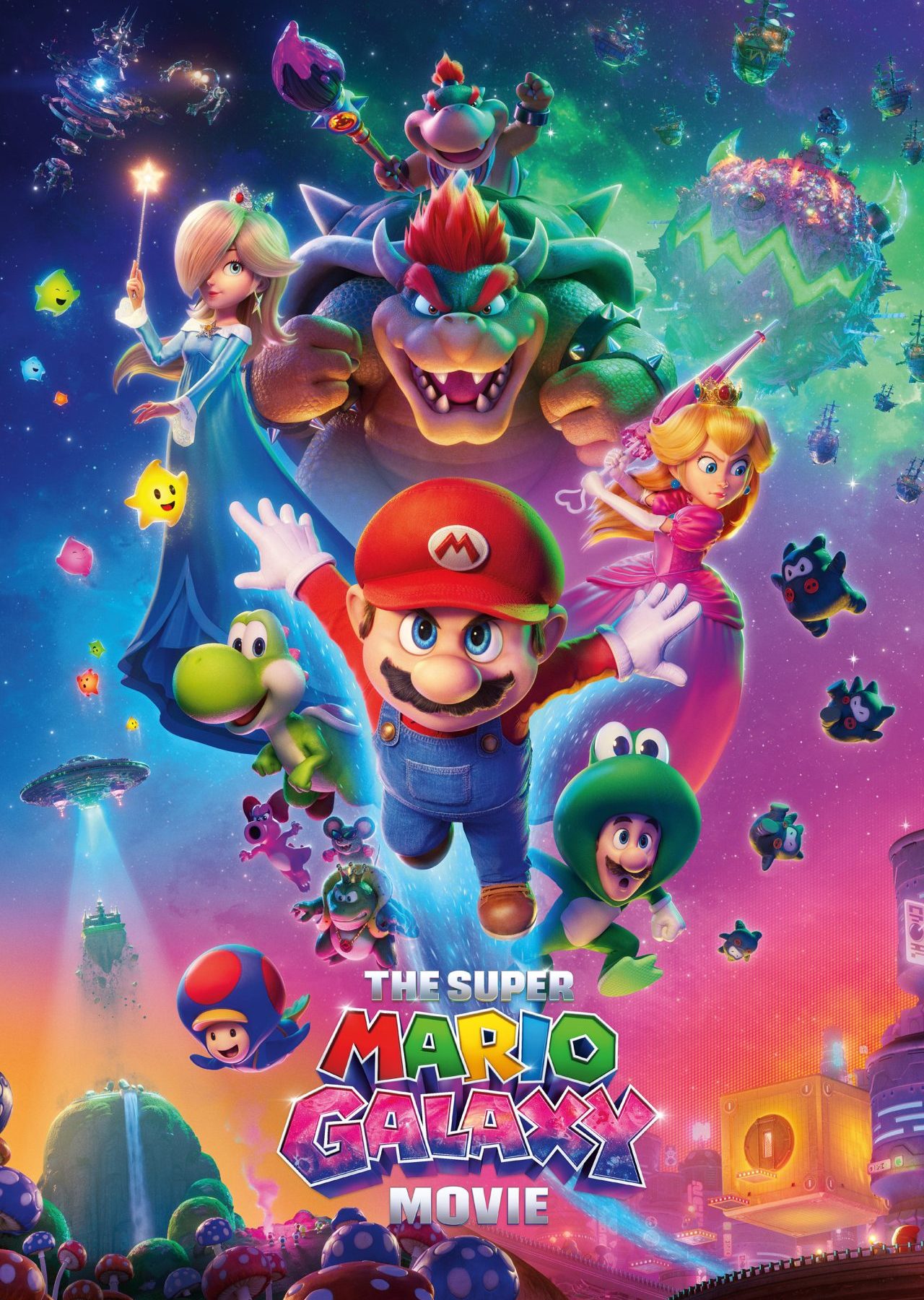 Poster for the movie "The Super Mario Galaxy Movie"